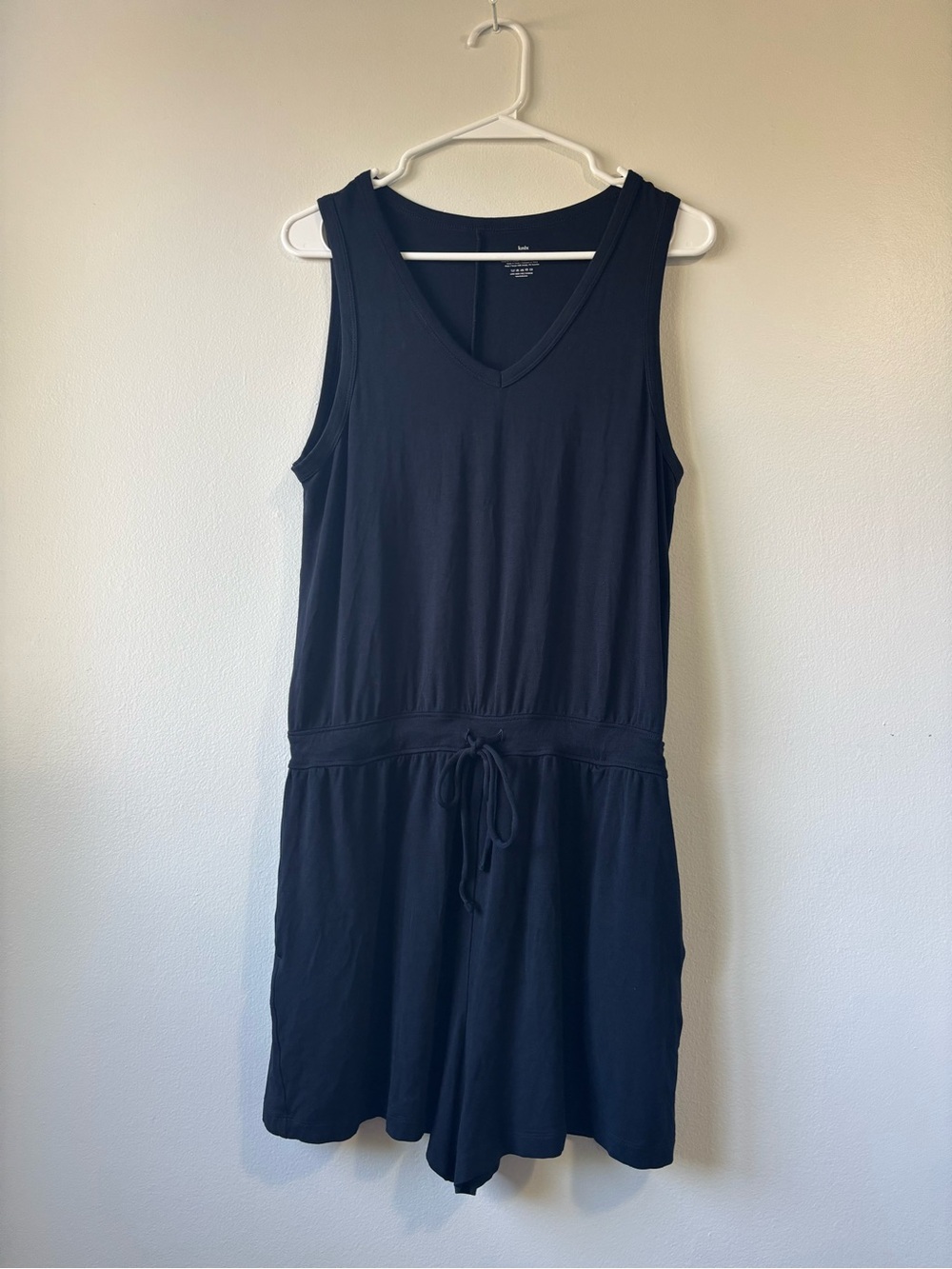 Knix Modal Lounge Romper Drawstring Waist Pockets